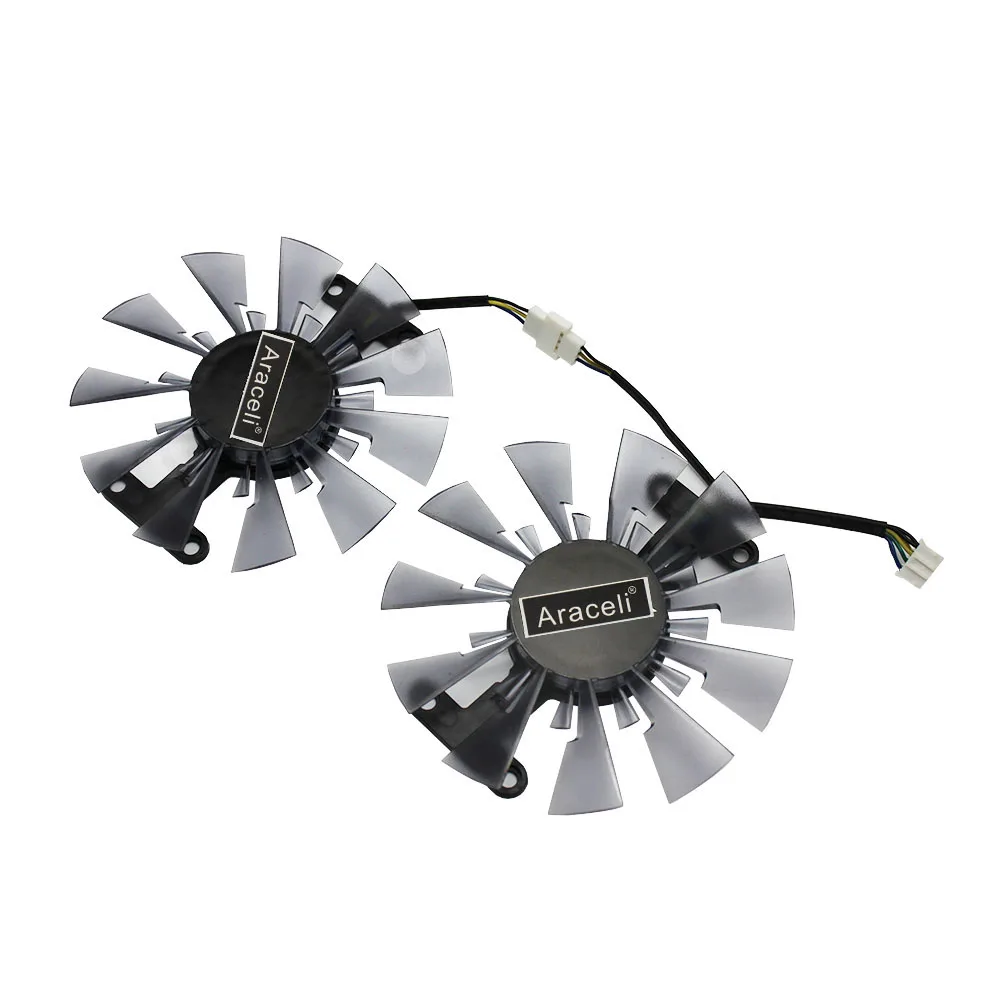 Охлаждающий вентилятор для видеокарты Sapphire R7 460 2G R7360 2 шт./лот GA91S2H 12 В постоянного