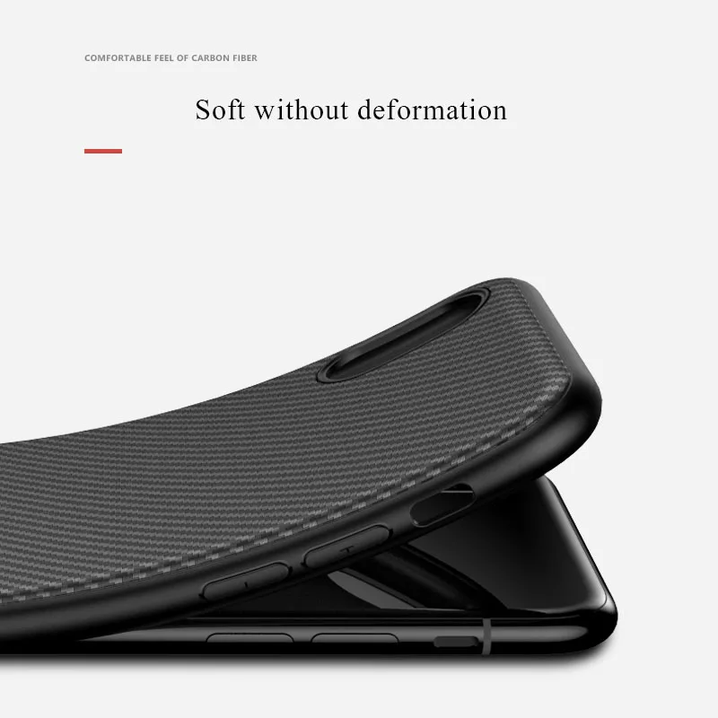 Чехол Toraise для iPhone XS роскошный мягкий Силиконовый ТПУ чехол из углеродного