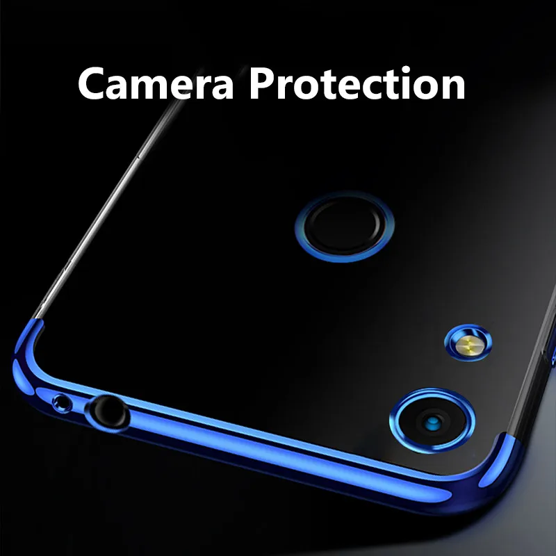 Чехол MUCHI для Huawei Honor 8A Pro, роскошный чехол с лазерным покрытием, мягкая прозрачная задняя крышка для Honor 8A Pro JAT-LX1, чехлы для телефонов