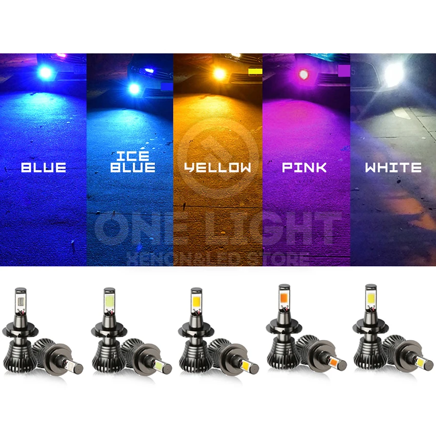 2pcs New Flash COB LED Bulbs H1 H3 H7 H8 H11 9005 9006 880 881 80W Strobe Car Fog Driving Light Lamp | Автомобили и мотоциклы