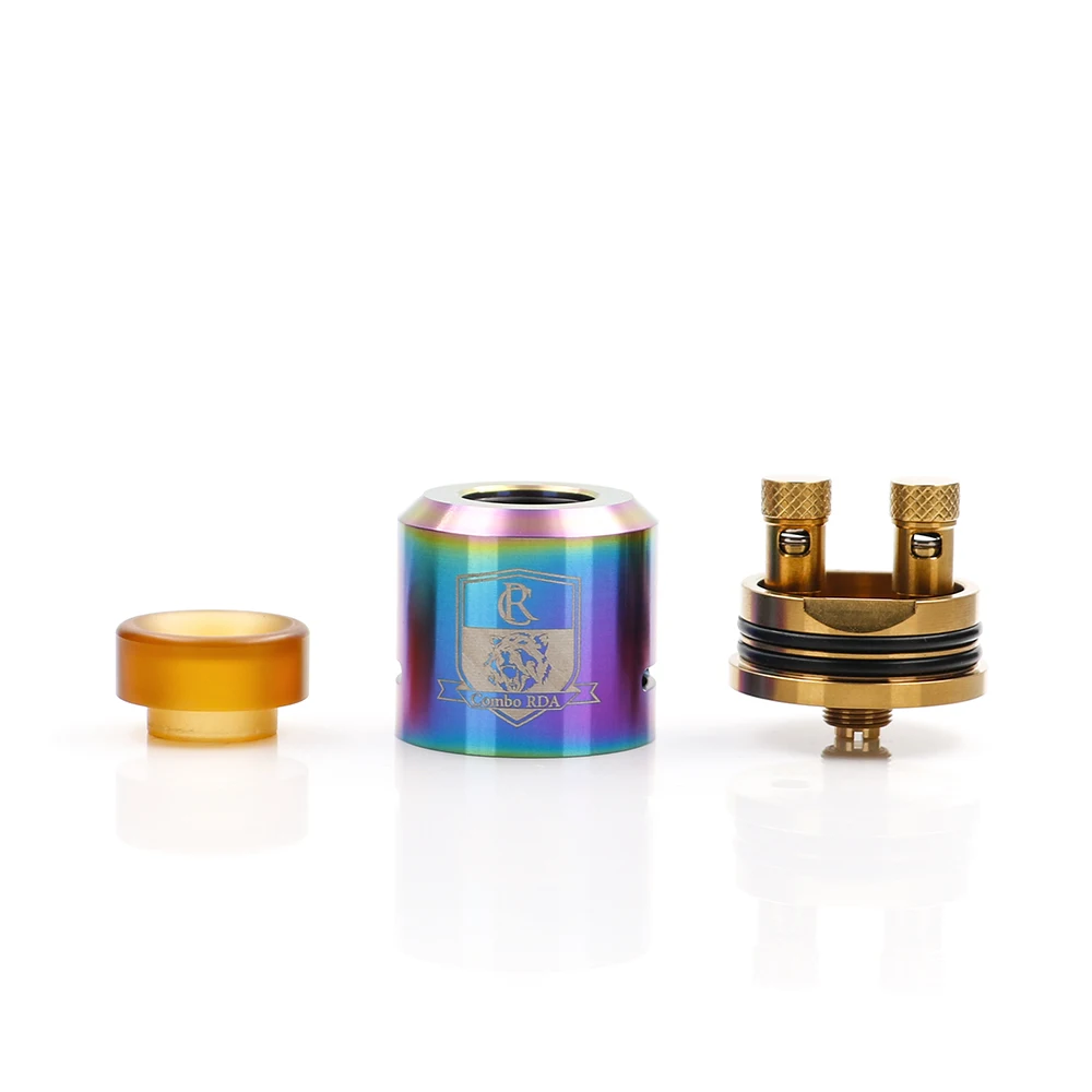 Original IJOY Combo RDA Tank 25mm Bottom Airflow System &amp Innovative Spring Design Deck COMBO Vs RDTA 5S E-Cig Atomizer | Электроника