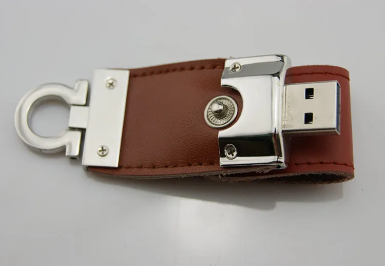 Высококачественный U-диск 32 ГБ 64 8 4 Гб 128 кожаный USB флеш-накопитель флешка 16