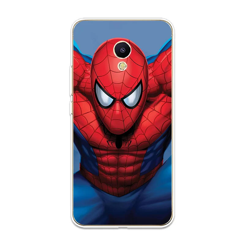 Silicone Case For Meizu M3 M5 M6 NTOE M3S M5S M5C M6S M6T Cover Spiderman Iron Man Patterned Soft Shell Phone |