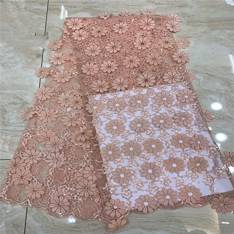 Нигерийские кружева сеточка Fabric 2019 африканская французская гипюровая кружевная