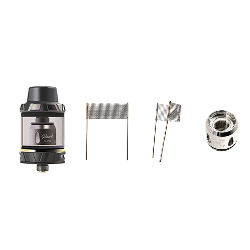 Оригинальный Vapor Storm Eco Pro Hawk Tank Kit Vape & 80 W TC Box Mod 2 мл Fit 18650 батарея электронная