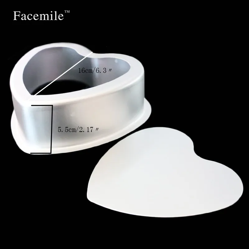Facemile формы для торта в форме сердца из нержавеющей стали выпечки формочки