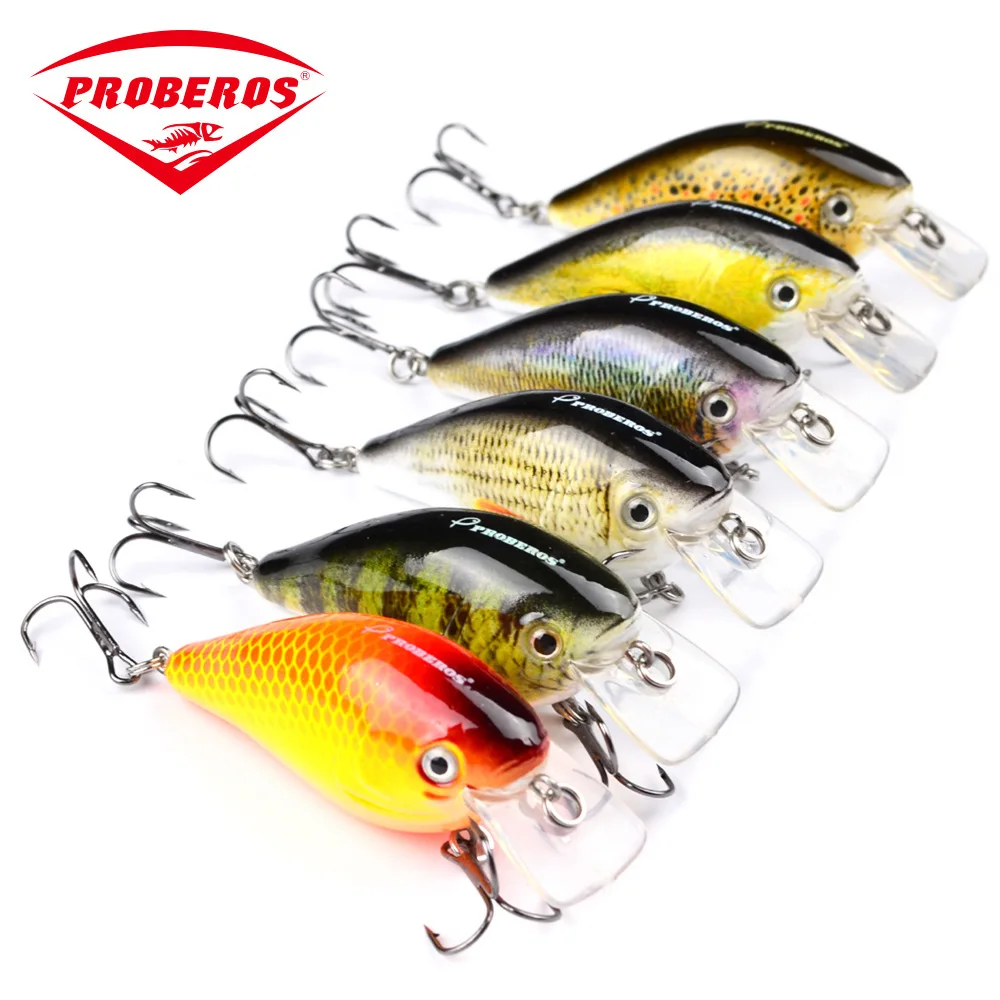 1 шт. 12 7 г/76 мм Crankbait рыболовная приманка жесткая плавающая Морская рыбалка