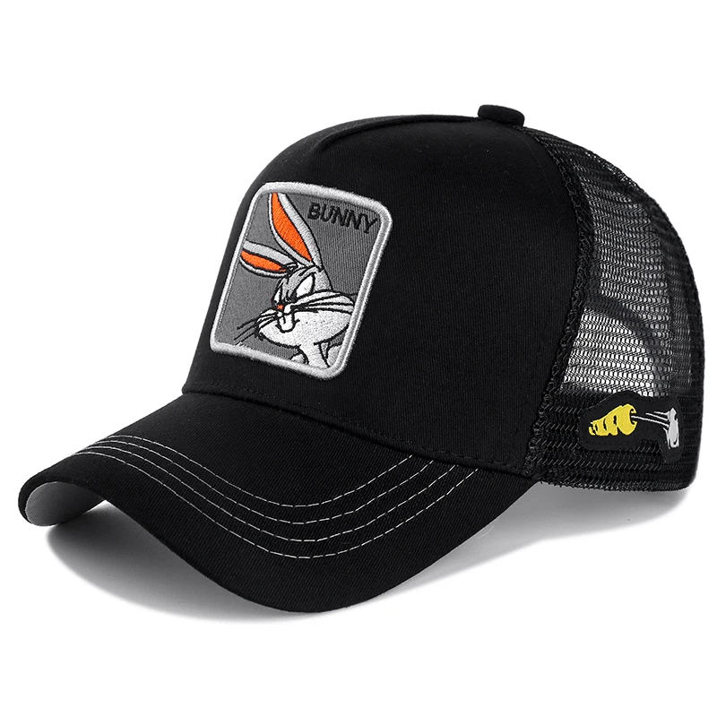 Новый бренд аниме кролик Snapback кепка хлопок Бейсболка Мужчины Женщины Хип-хоп