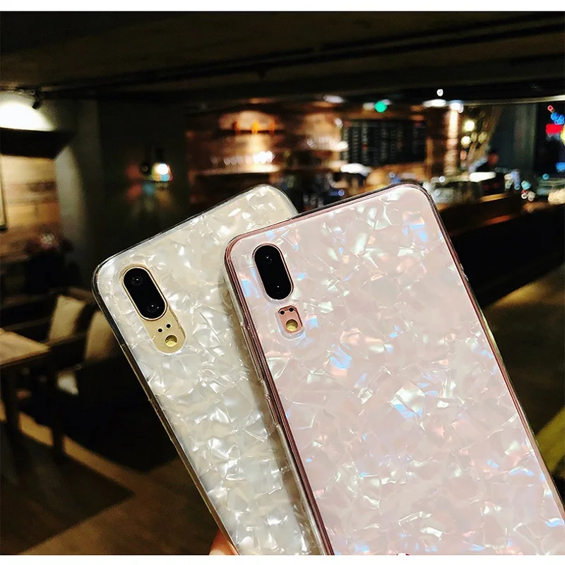 Роскошный гибкий силиконовый чехол для huawei P9 Lite Mini P20 Капа Защитная Глянцевая