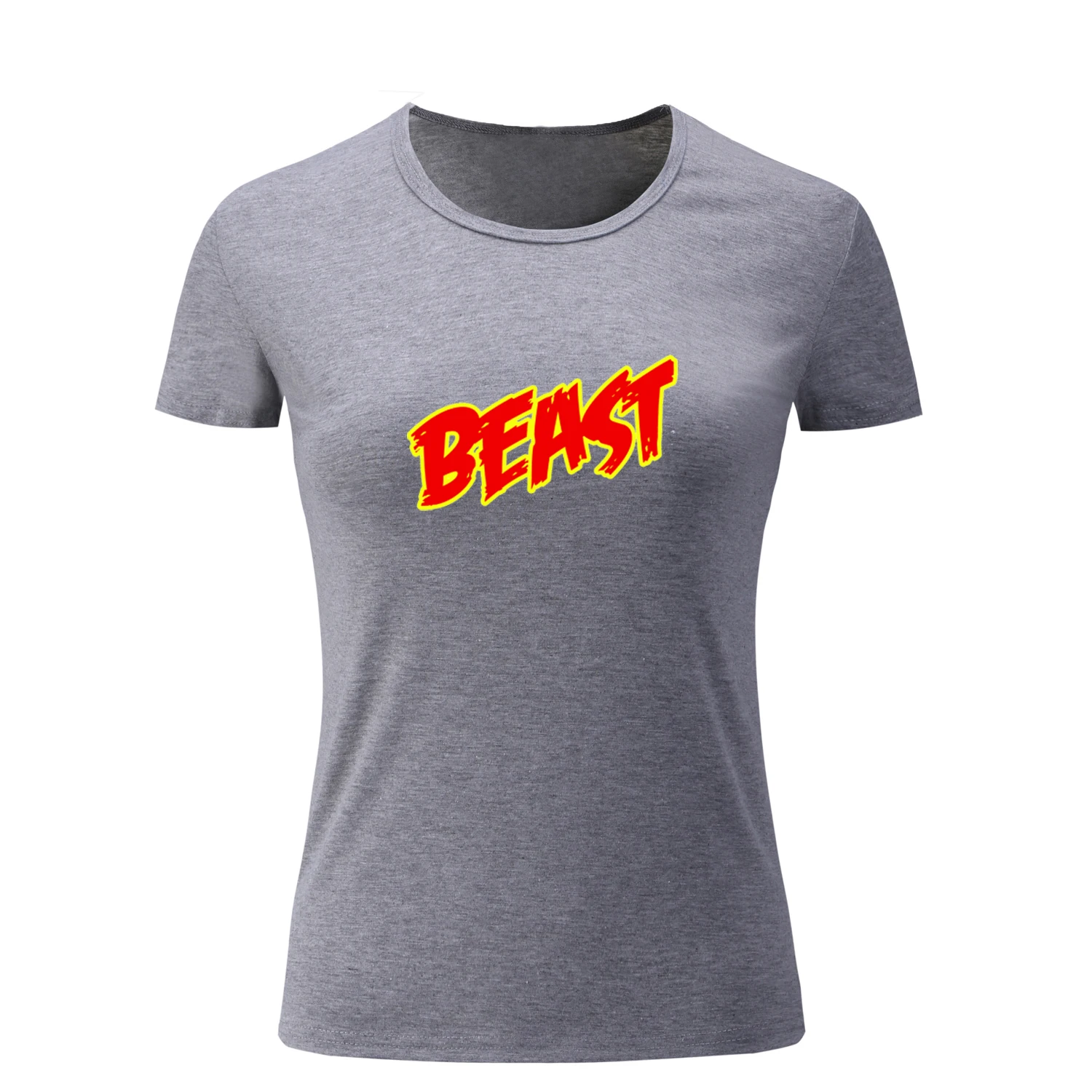 Футболка женская летняя с надписью чудовище Размеры S M L XL XXL | Женская одежда