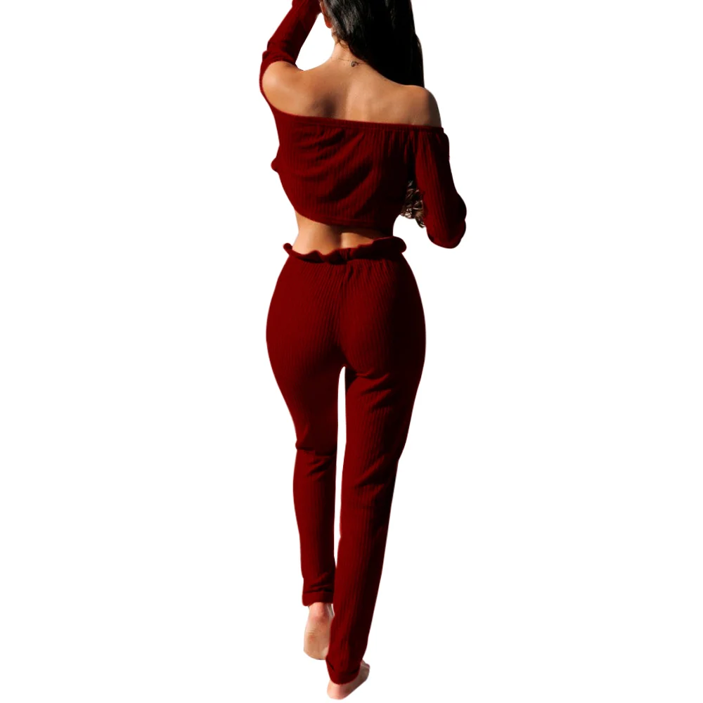 Новинка 2017 года осень зима Для женщин спортивный костюм 2 шт. Наборы для ухода за