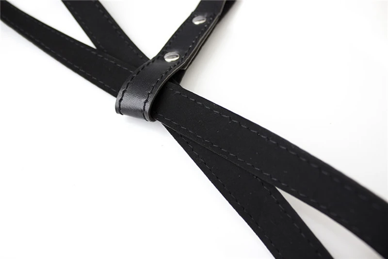 Сексуальная одежда Эротическое PU кожаное нижнее белье бюстгальтер в комплекте с