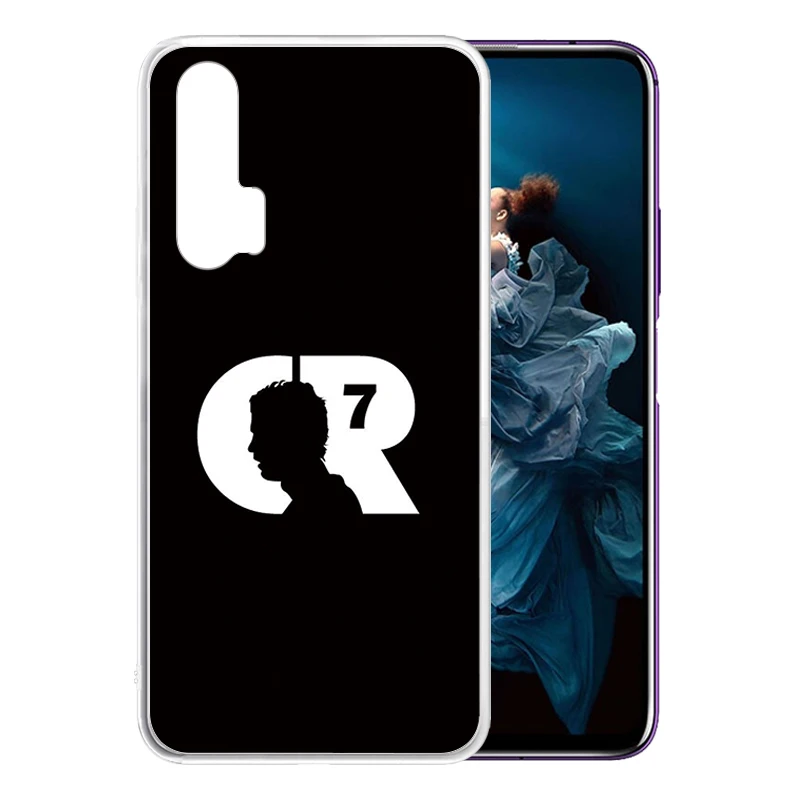 Soft Silicone Clear TPU Case for Huawei Honor 20 Pro 9X 8X 10 Lite V20 V30 V10 Play 3 Anti-Scratch CR7 C Ronaldo Cover | Мобильные