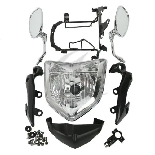 Комплект передних фар в сборе для мотоцикла YAMAHA FZ1N 2006 2009 2007 2008|light stand|lamp laptoplight bulbs