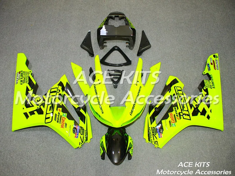 

New ABS motorcycle Fairing For Triumph Daytona 675R 2009 2010 2012 Daytona 675R Injection Bodywor All sorts of color No.304