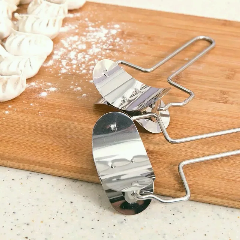 Stainless steel Dough Press Dumpling Ravioli Mould Maker Cooking Pastry Tools Circle Device Making Machine | Дом и сад
