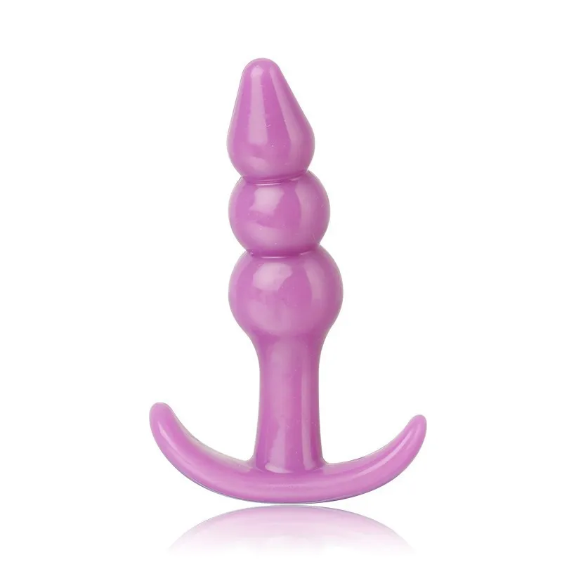 DN014/Silicone Jelly Anal Toys Butt Plugs Beads Adult Sex Products Men Women Plug Stopper Stimulating | Красота и здоровье