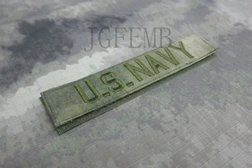 A TACS FG U.S. Темно синяя лента на грудь служба Боевой Дух Тактическая Военная Вышивка