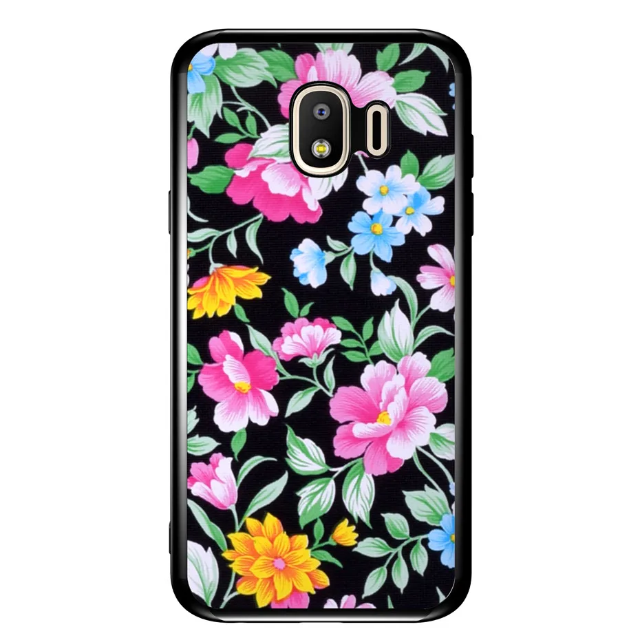 DAGUDON цветок силиконовый чехол для samsung Galaxy J4 2018 J400F из мягкой искусственной кожи