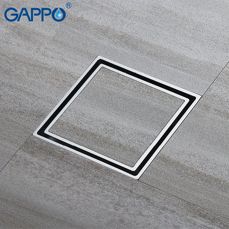 Латунный слив GAPPO латунный Слив для душа и ванной напольный хромированный с