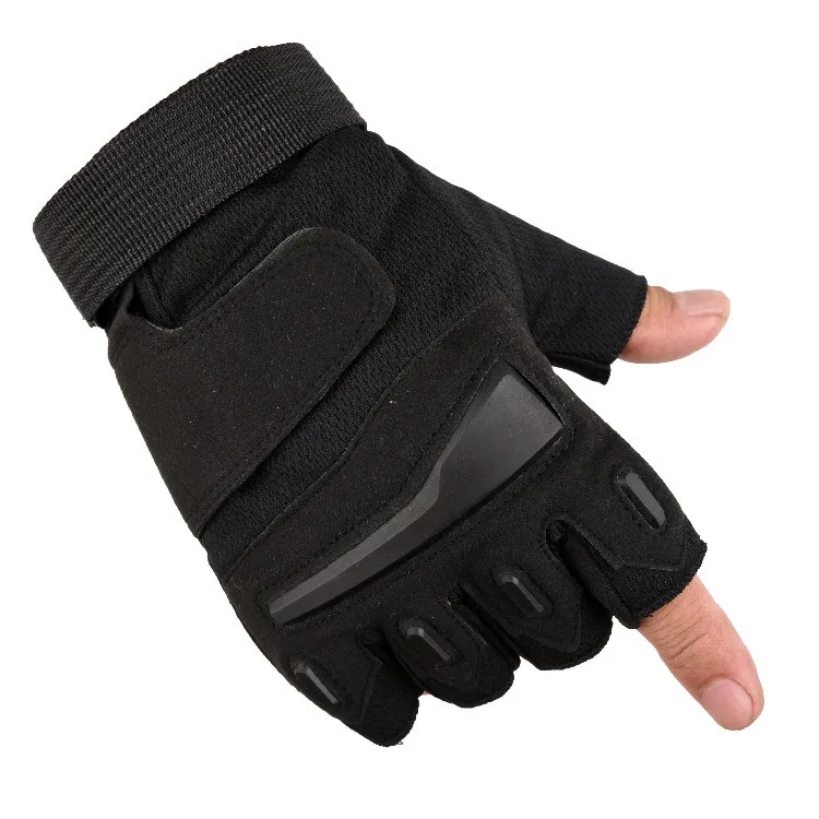 Outdoor riding half finger fitness gloves non-slip army fan sports sunscreen tactical | Аксессуары для одежды