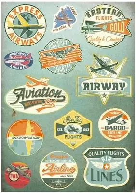 Полный комплект стикеры багажа 06 / автомобиль Велосипед Скейтборд стикер