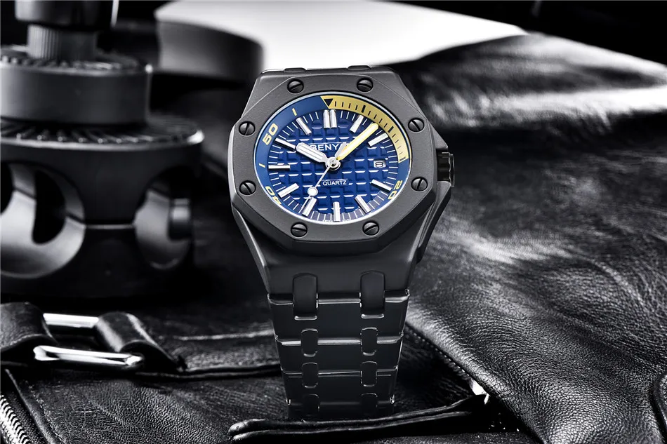 Benyar мужские часы Топ люксовый бренд военные Reloj Hombre Стальные кварцевые часы водонепроницаемые спортивные наручные часы повседневные Montre Homme