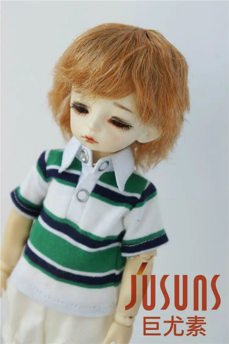 JD043 1/6 1/4 1/3 короткий курчавый шарнирный парик для YOSD MSD SD легкий кудрявый