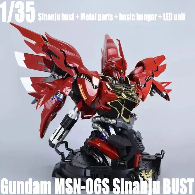 YIHUI воина гундама 1/35 MSN 06S бюст Sinanju + металлических деталей основное Крепление