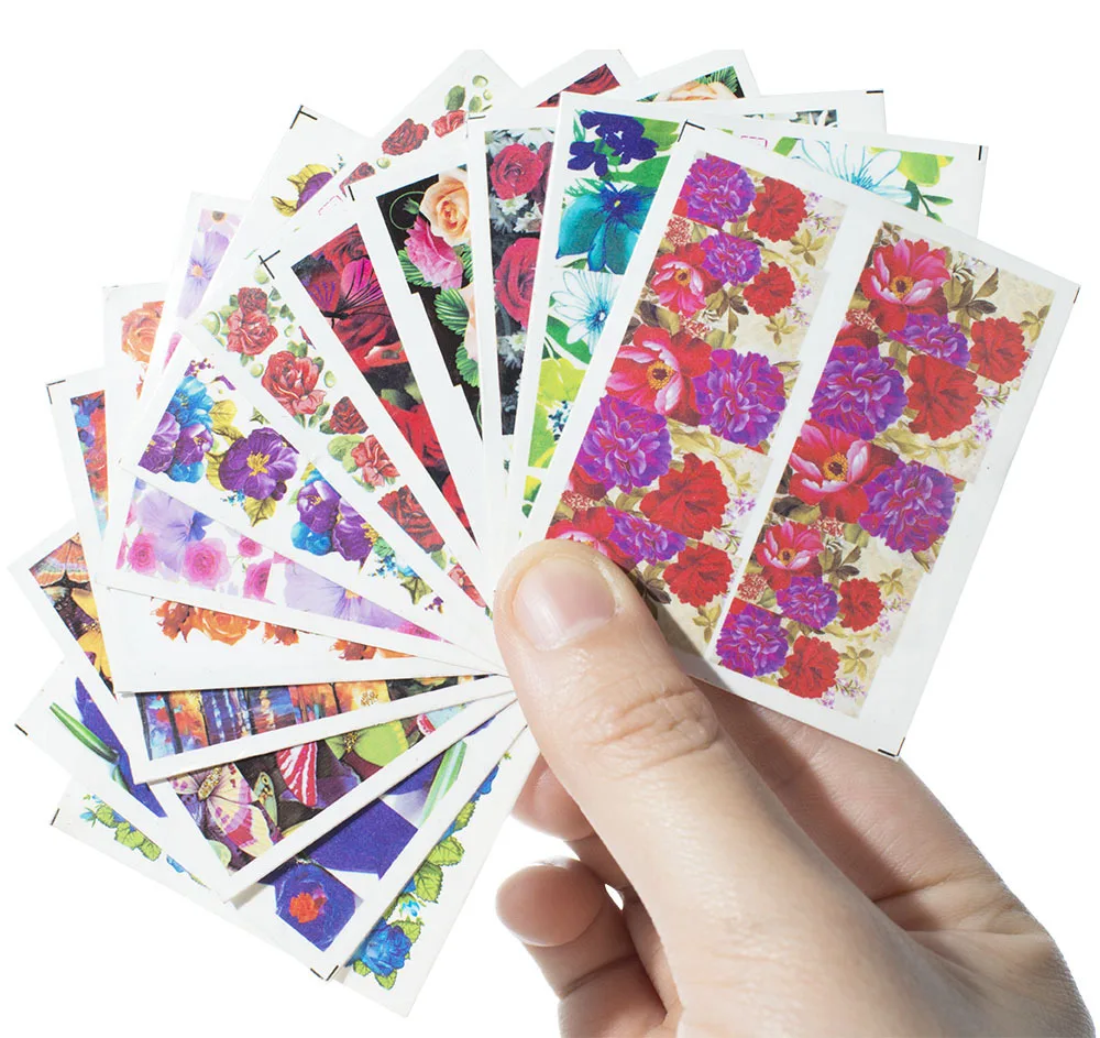 

Переводные наклейки для ногтей, 50 листов/партия