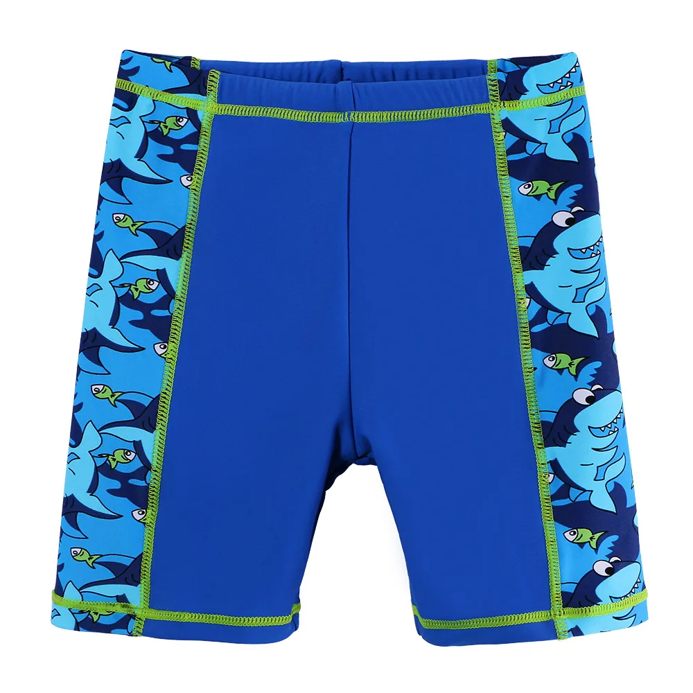 BAOHULU 4-14 Years Kids Swimwear Boys Cartoon Navy Surfing Swimsuit UPF50+ 2 pcs Boy Bathing Suits Top+Shorts Children Swimwear