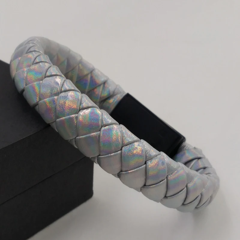Плетеный браслет Micro data женский Новый кожаный шнур плетеный wire|braided bracelet|rope braided