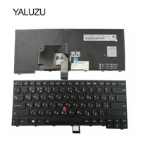 yaluzu new for lenovo thinkpad t440s t440p e431 t431s e440 l440 t450 russian ru laptop keyboard with backlight
