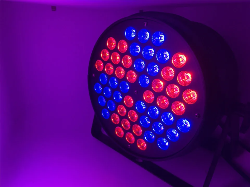 Кейс для полета + 10 шт./54x9 Вт LED par light RGBW DMX512 3 в 1 специальное сценическое
