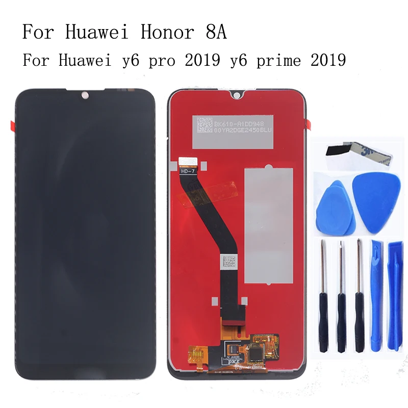 Оригинальный ЖК дисплей для Huawei Honor 8A сенсорный экран дигитайзер в сборе Y6 Pro 2019