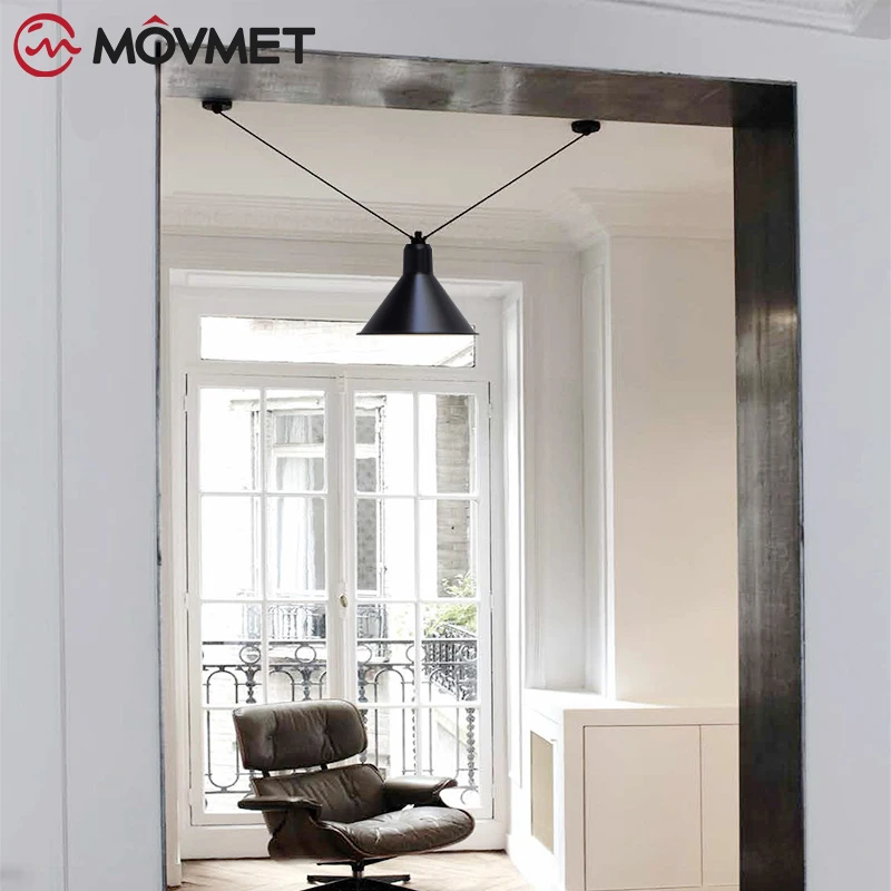 Скандинавский винтажный подвесной светильник в стиле ретро промышленная лампа