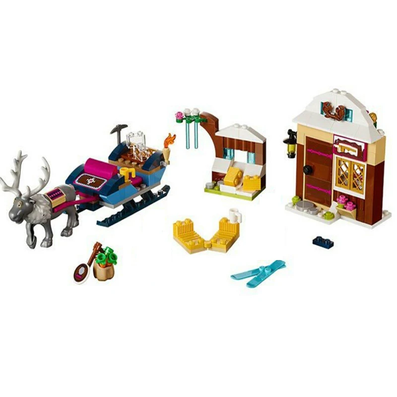 Конструктор Холодное сердце 3 вида Эльза ледяной замок принцесса Анна набор