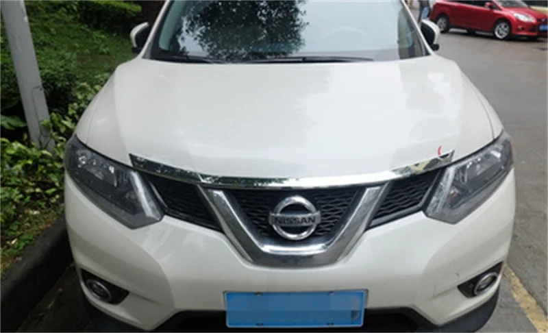 Для Nissan X Trail Xtrail T32 Rogue 2014 2015 2016 хромированная крышка из АБС пластика на переднюю