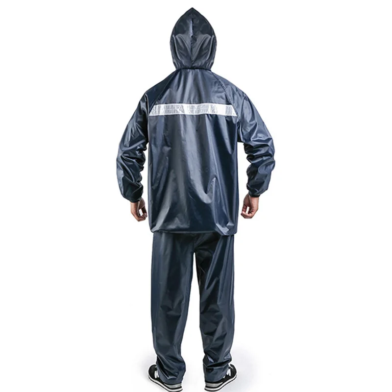 Плащ с прозрачной маской мужской и дождевик дорожный плотный брюки