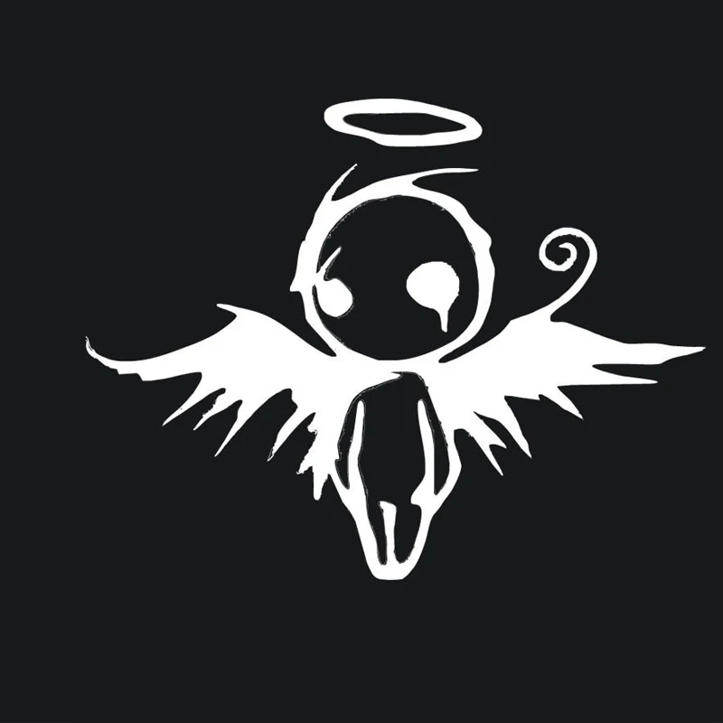 1 шт. Готический Темный опавший Ангел Смерти Крыло автомобильные наклейки для