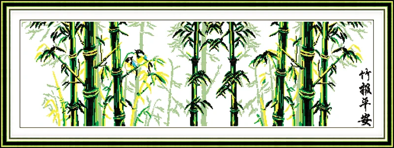 Joy Sunday F002F003(1)(2)F030 бамбук объявленный мир сосна и слива способствует вышивке