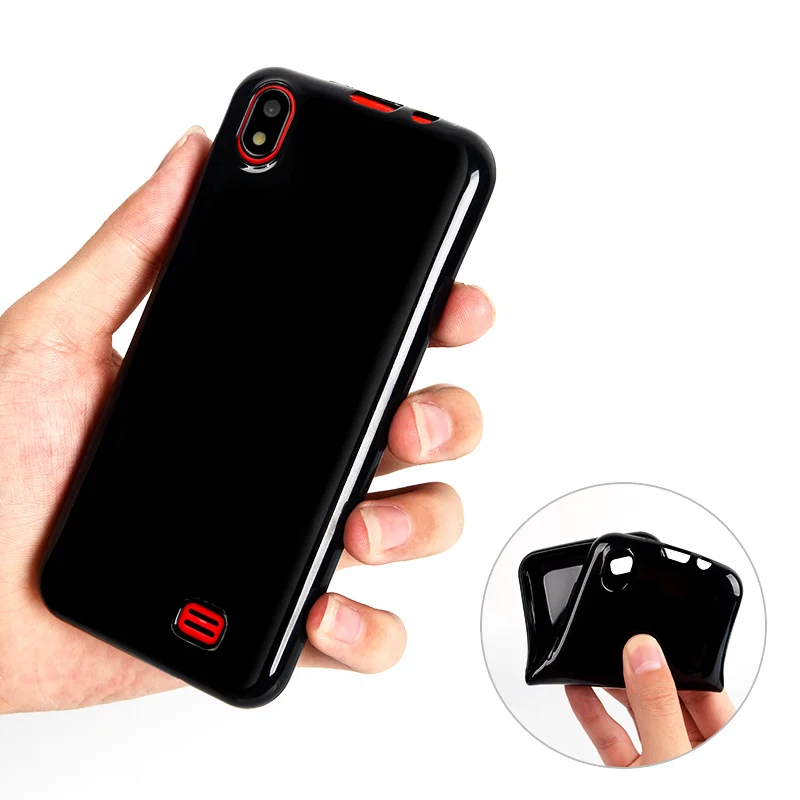 Чехол из ТПУ для Prestigio Wize Q3 Мягкая силиконовая задняя крышка чехол телефона
