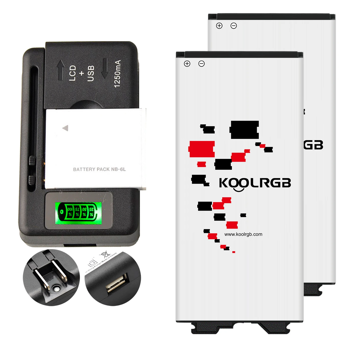 Из 2 предметов KOOLRGB для LG G5 H820 H830 H860 US992 LS992 VS987 3500 мАч BL 42D1F Батарея высокое Ёмкость +