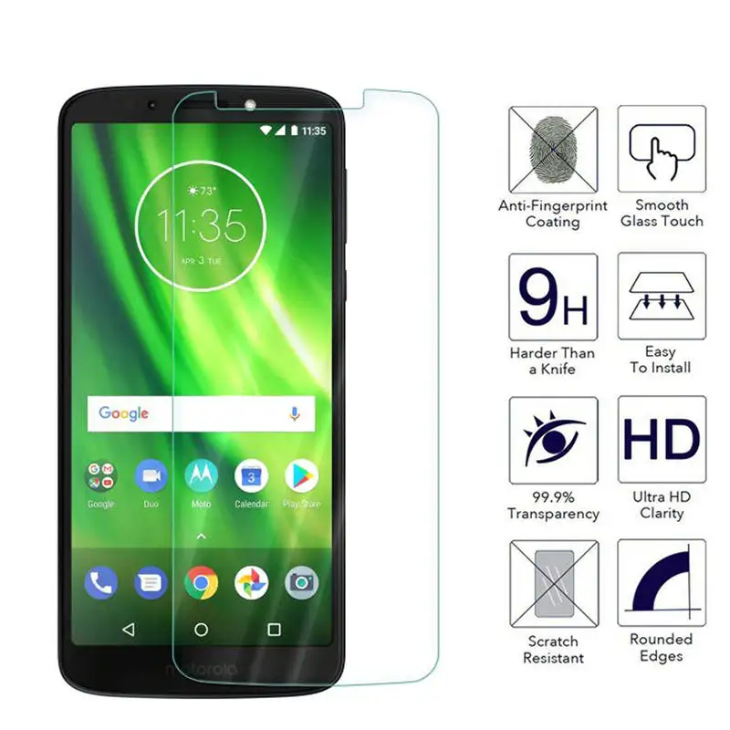 2 шт. для Motorola Moto G6 закаленное стекло Play защита экрана G 6 Plus G6Plus + XT1925|Защитные