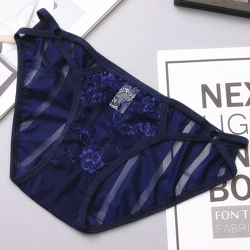 3 шт. кружевные трусы для женщин Ажурные женское нижнее белье модные комплект