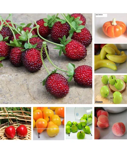 Декоративные нетоксичны из вспененного искусственного овощей фруктов цветов