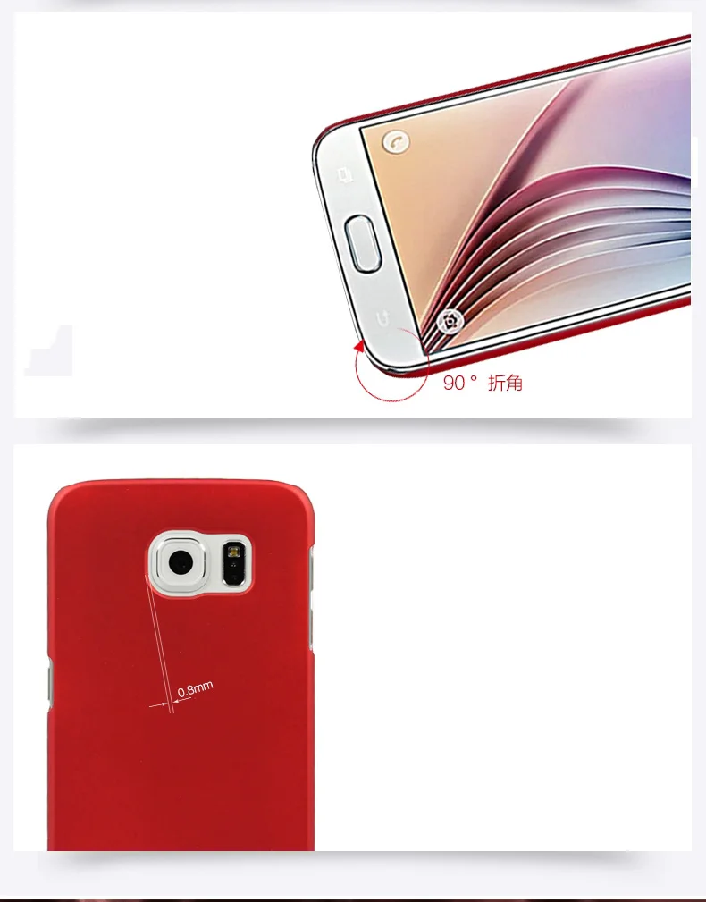 Простой цветной жесткий чехол для телефона из ПК Samsung Galaxy S3 S4 S5 S6 S7 S8 Edge Mini Neo SIII A3 A5
