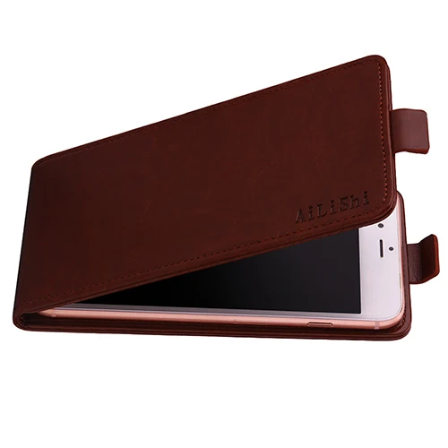 Brown AiLiShi для Xiaomi mi Max 2 3 A1 A2 8-9(США); красные mi Note 7 4 3 mi 4 чехол с вертикальной Откидывающейся Крышкой из кожи корпуса для телефона, аксессуары 4 цвета отслеживания - Цвет: Brown