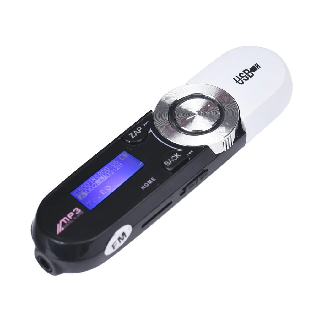 USB ЖК экран мини клип mp3 плеер Электронный Спортивный металлический Mp3