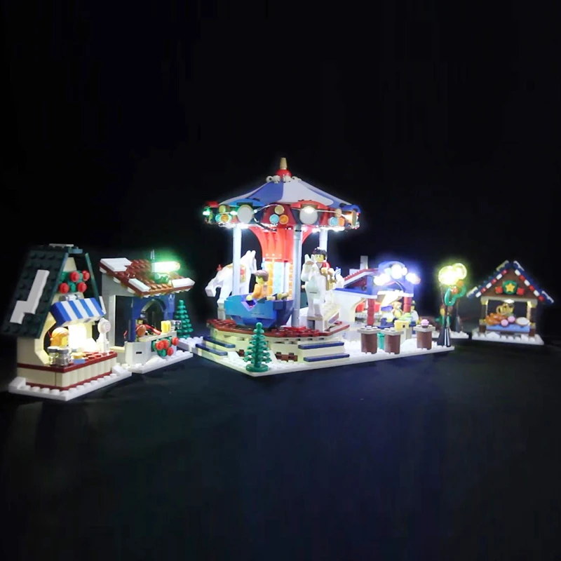 Светодиодная лампа для Lego 10235 Рождественская зимняя деревенская ярмарка